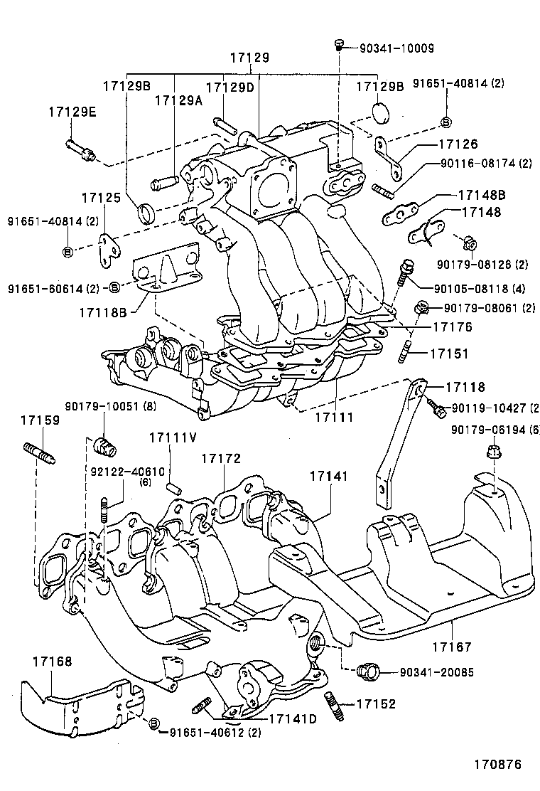 04176-67010 SEAL KIT, TURBOCHARGER product image