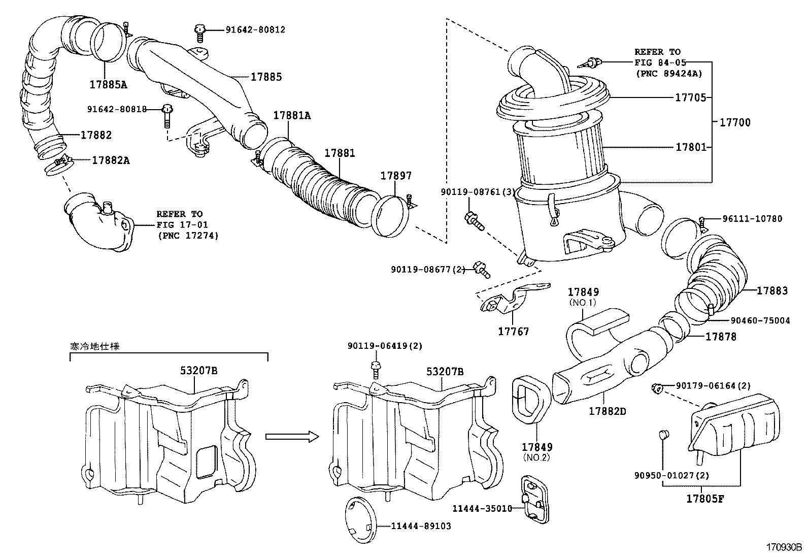 17700-72161 CLEANER ASSY, AIR product image