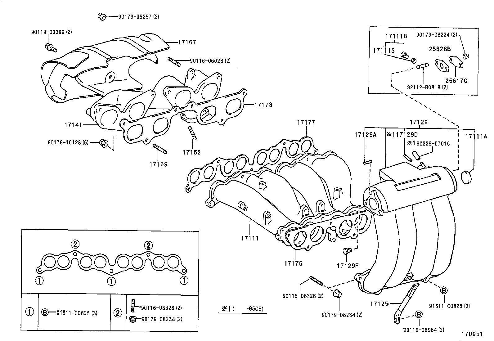 90031-16060 BOLT, STUD(FOR MANIFOLD TO CYLINDER HEAD) product image