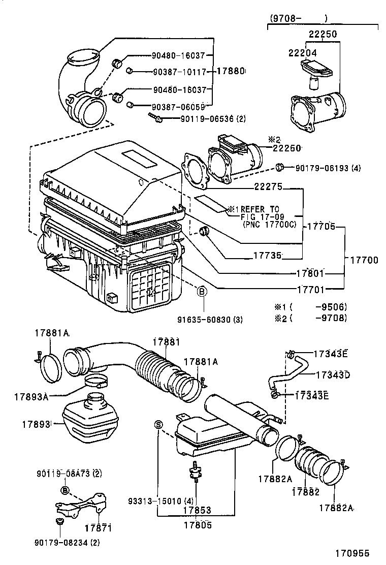 17705-0W021 CAP SUB-ASSY, AIR CLEANER product image