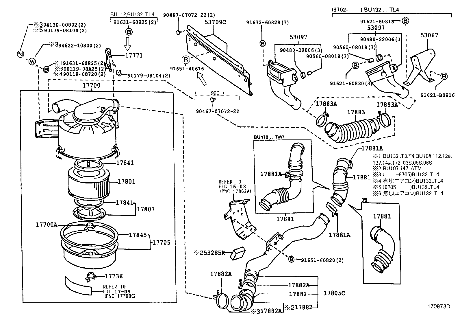 17700-58412 CLEANER ASSY, AIR product image