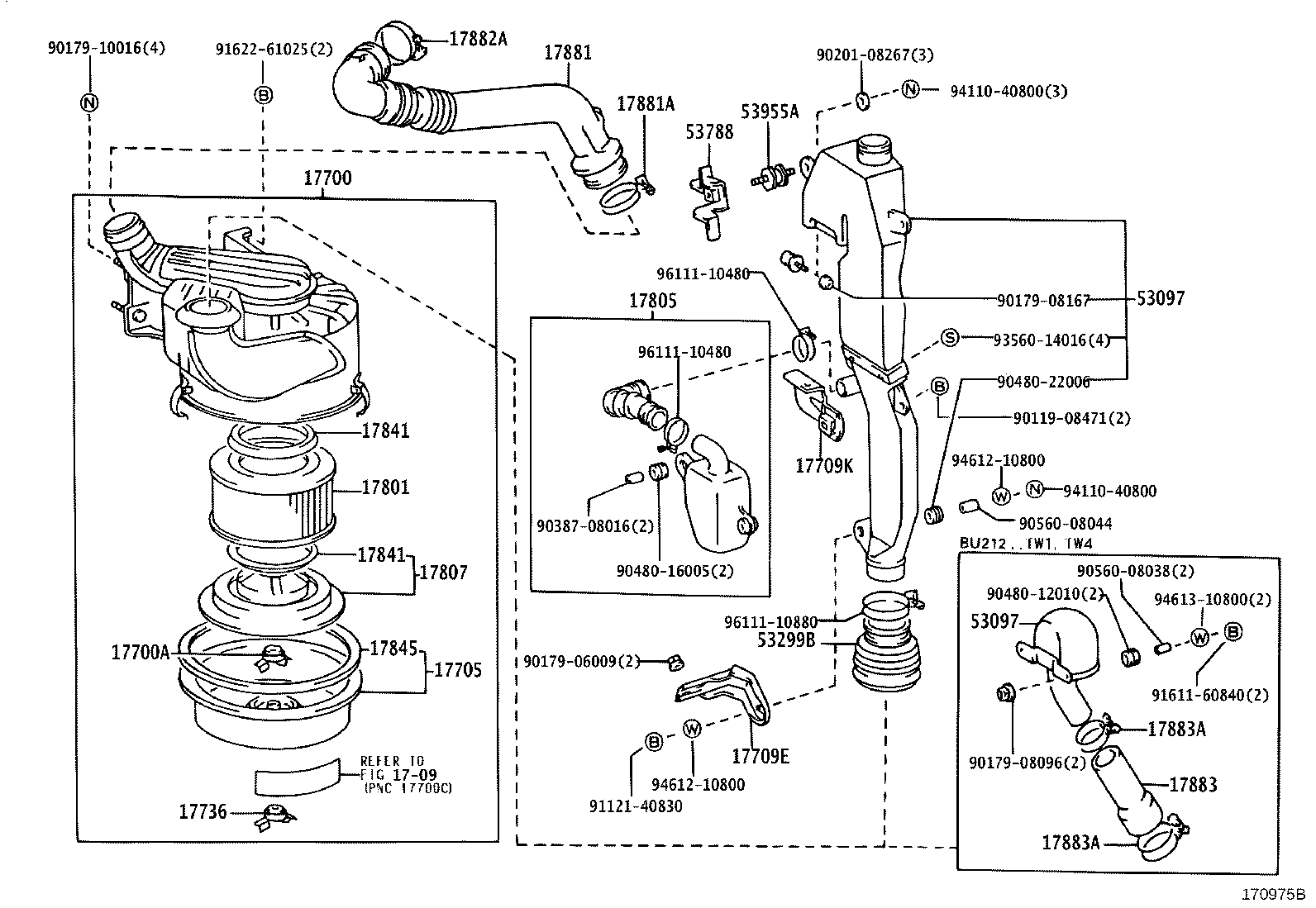 17700-58412 CLEANER ASSY, AIR product image