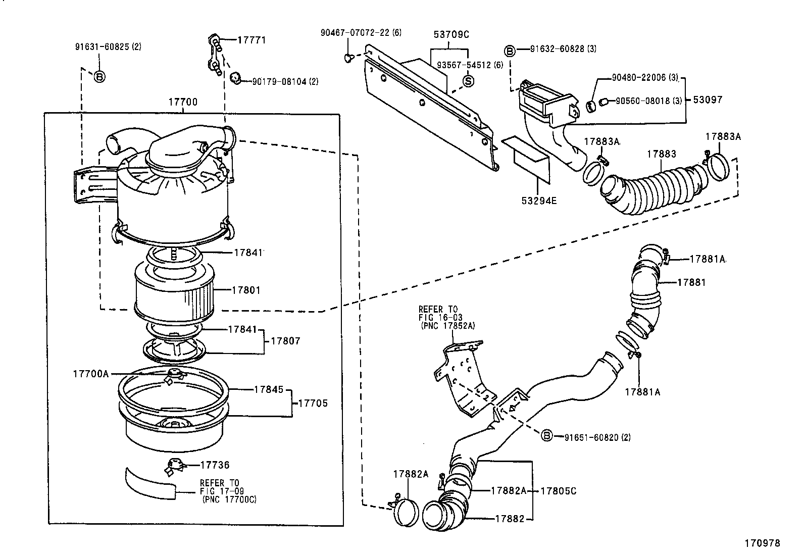 17700-58412 CLEANER ASSY, AIR product image