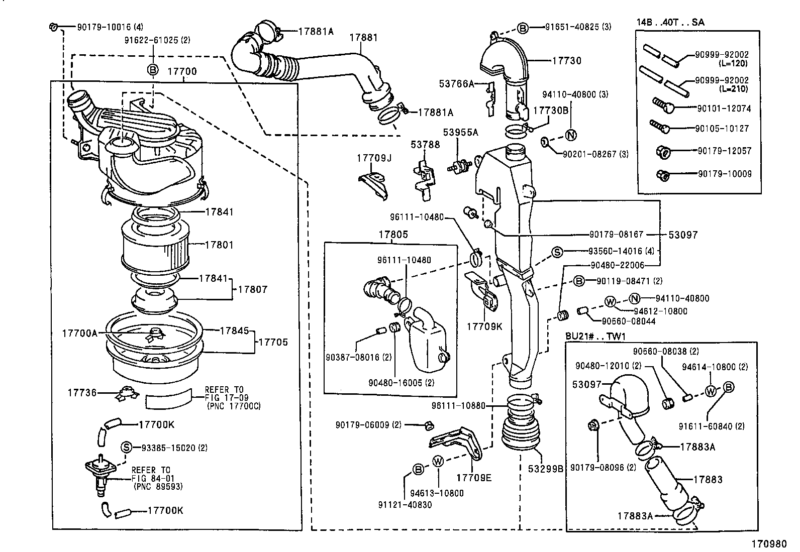 17700-58482 CLEANER ASSY, AIR product image