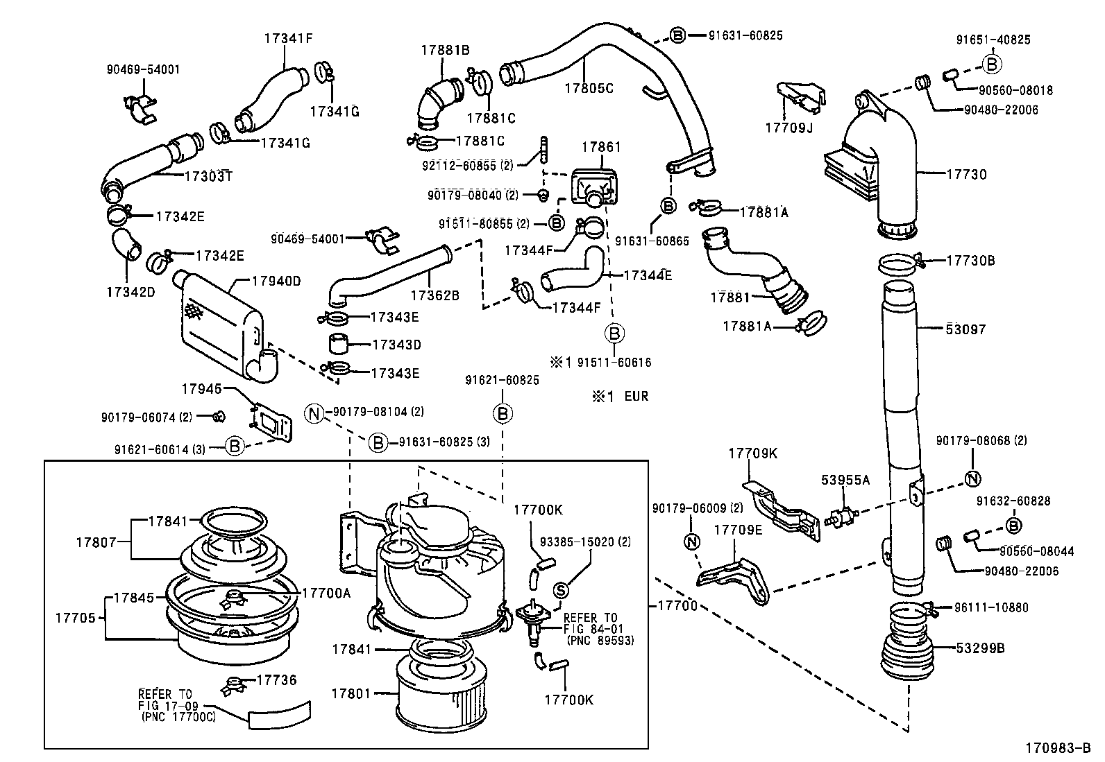17700-58482 CLEANER ASSY, AIR product image