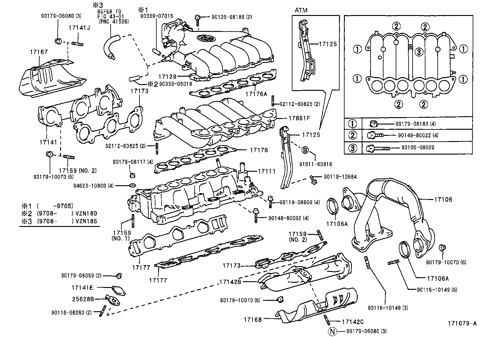 17148-65010 PLATE, EXHAUST MANIFOLD product image