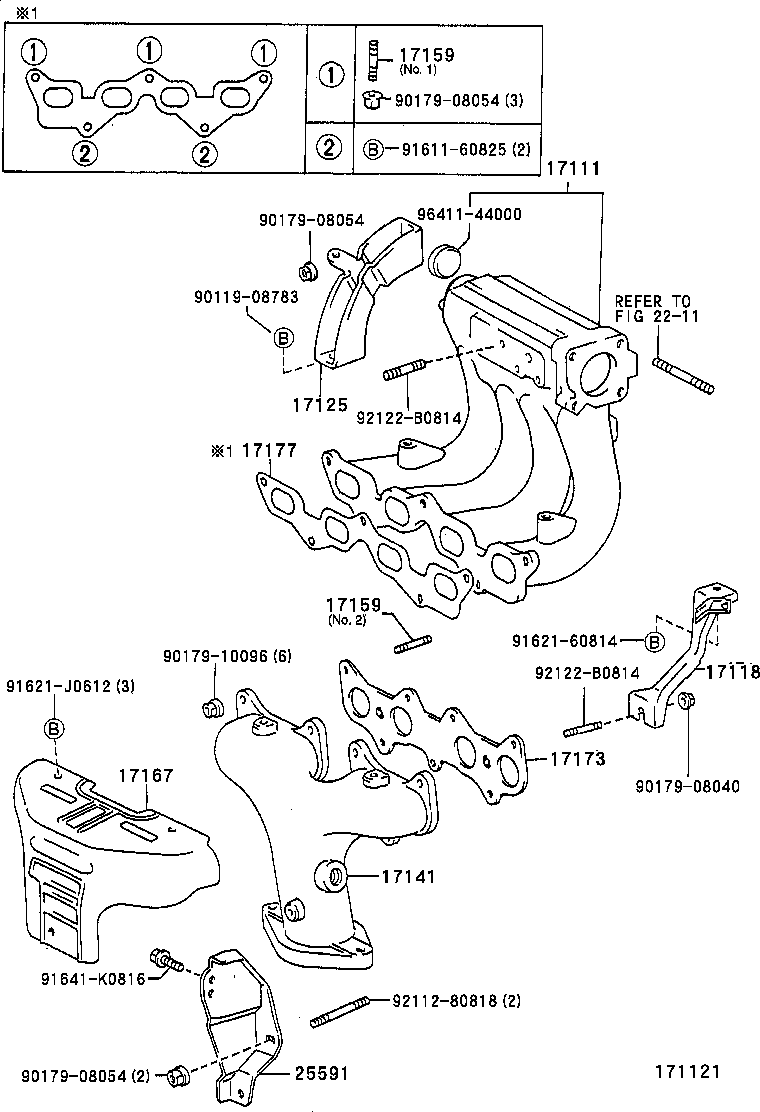 90116-10196 BOLT, STUD(FOR MANIFOLD TO CYLINDER HEAD) product image