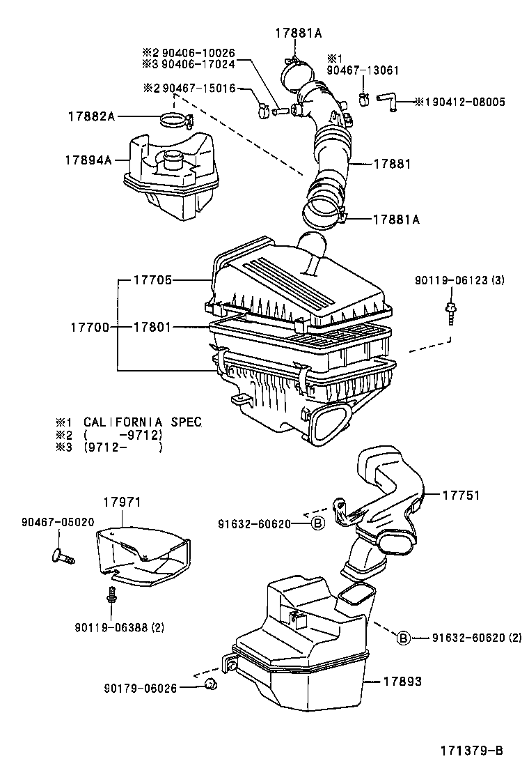 17700-74480 CLEANER ASSY, AIR product image