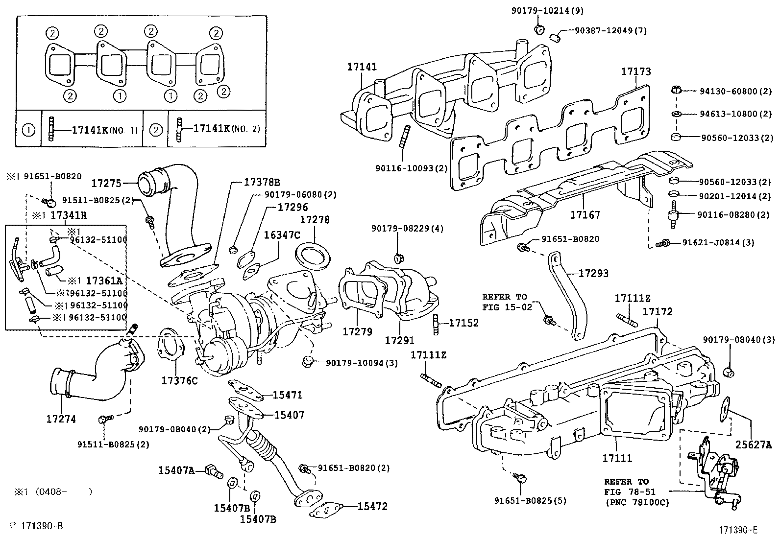 17101-48011 MANIFOLD, INTAKE product image