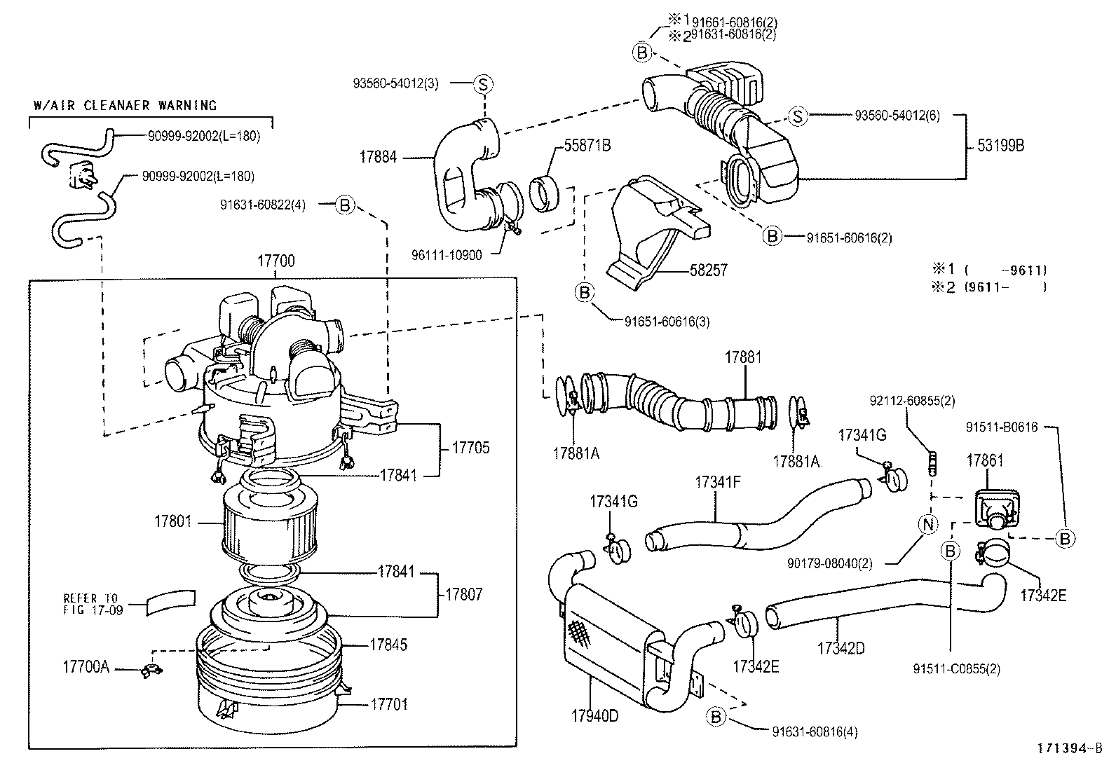 17030-78481 HOSE, AIR, NO.2 product image