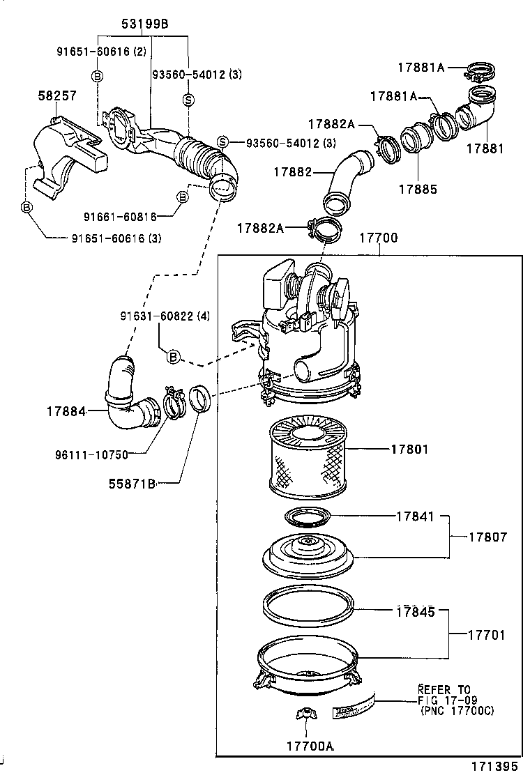 90460-63010 CLAMP OR CLIP(FOR AIR HOSE, NO.1) product image