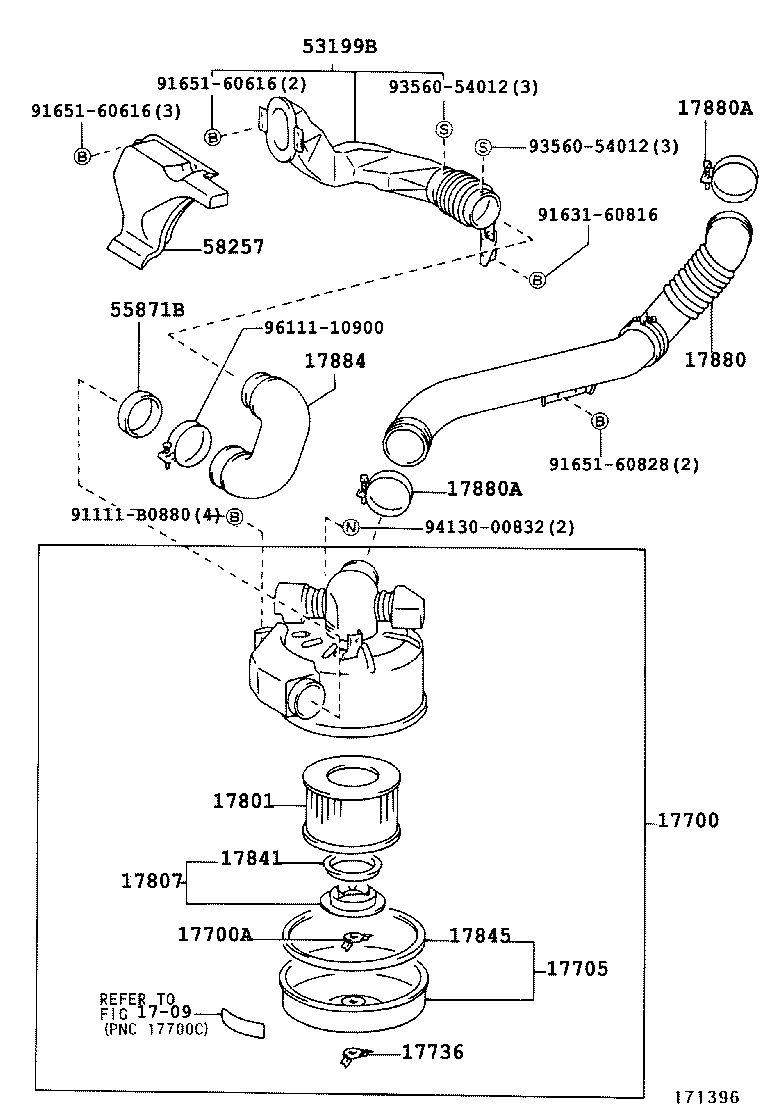 90460-63010 CLAMP OR CLIP(FOR AIR HOSE, NO.1) product image