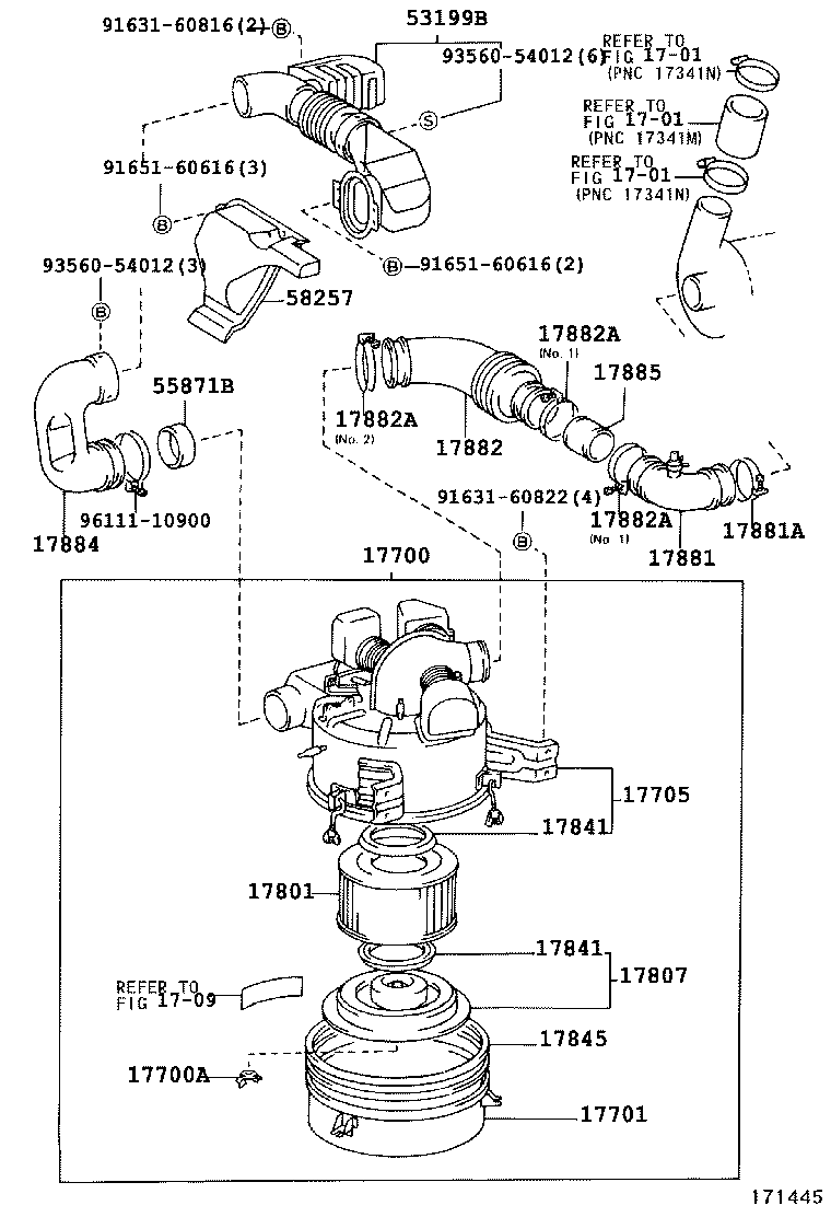 90460-63010 CLAMP OR CLIP(FOR AIR HOSE, NO.1) product image