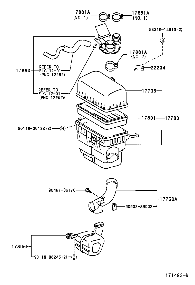 17705-20140 CAP SUB-ASSY, AIR CLEANER product image