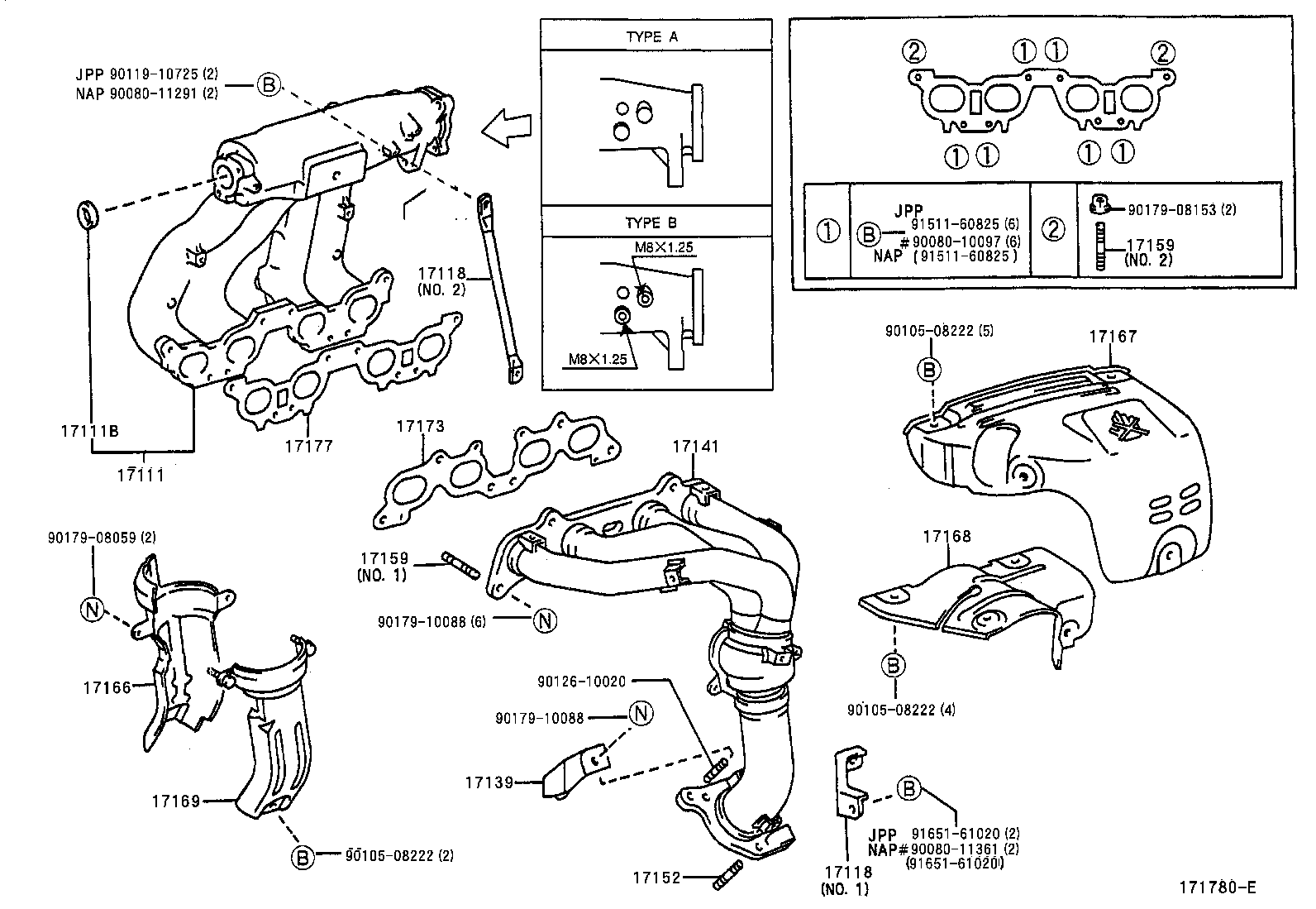17101-03050 MANIFOLD, INTAKE product image