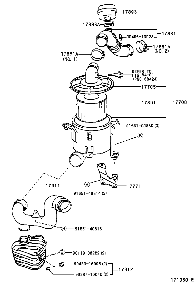 17705-54380 CAP SUB-ASSY, AIR CLEANER product image