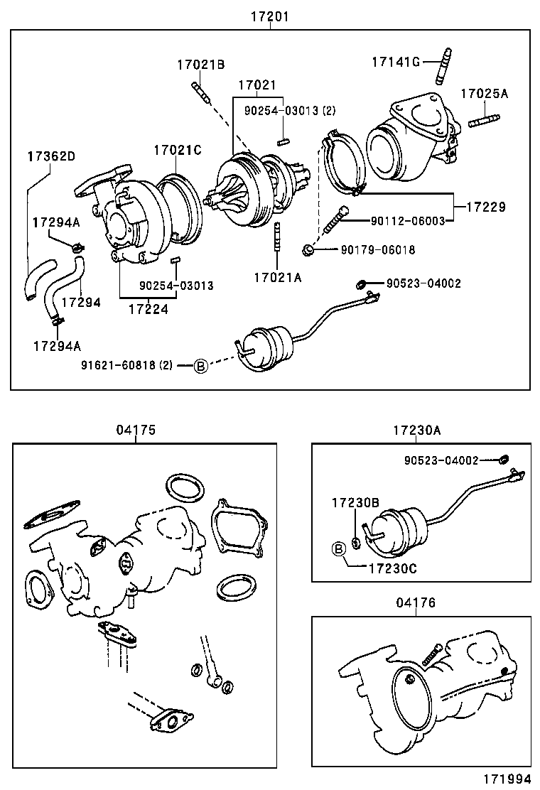 90031-16060 BOLT, STUD(FOR MANIFOLD TO CYLINDER HEAD) product image