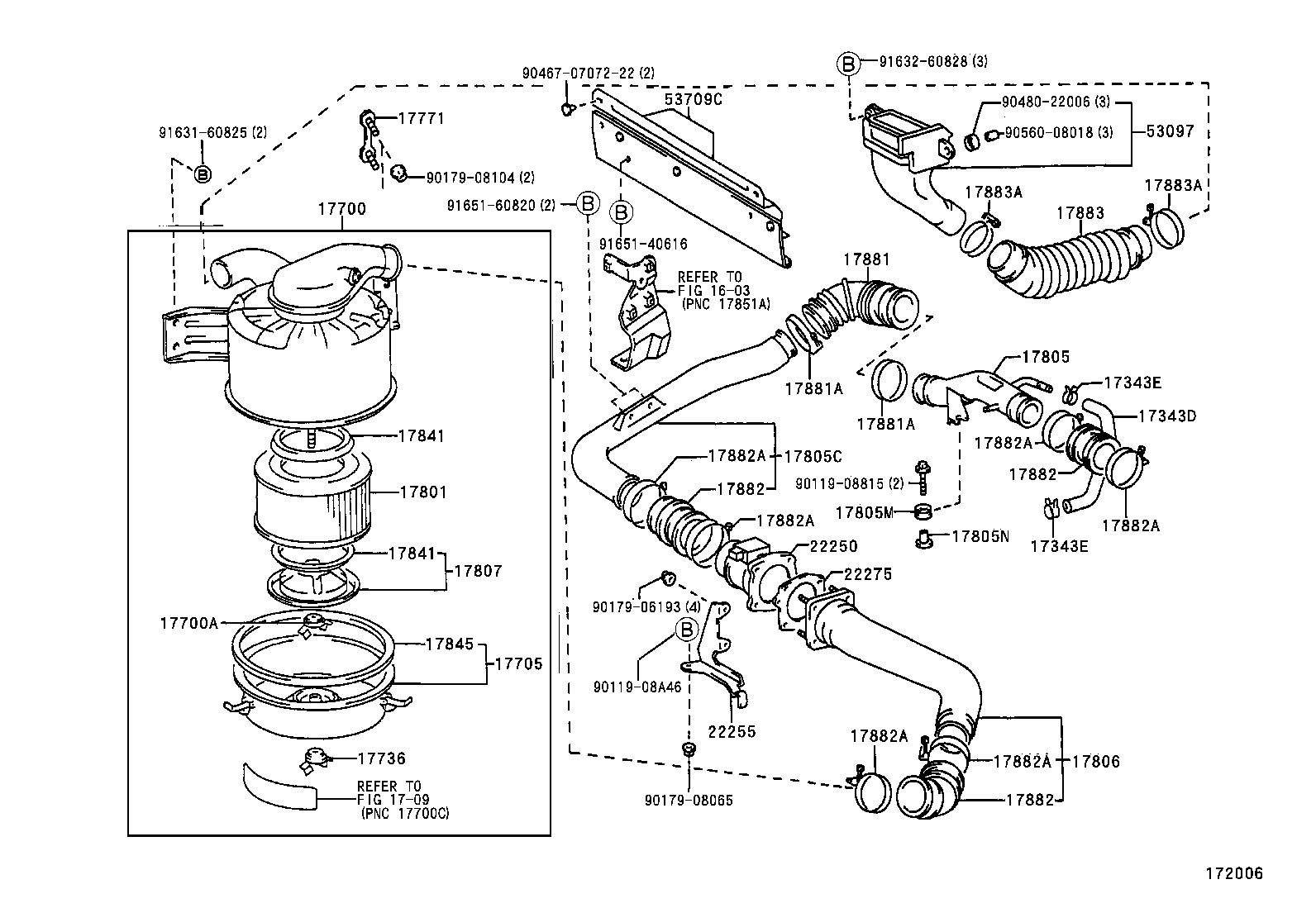 17700-58482 CLEANER ASSY, AIR product image