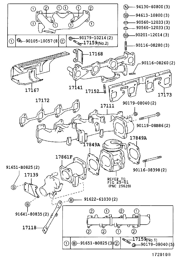 90031-16099 BOLT, STUD(FOR MANIFOLD TO CYLINDER HEAD) product image