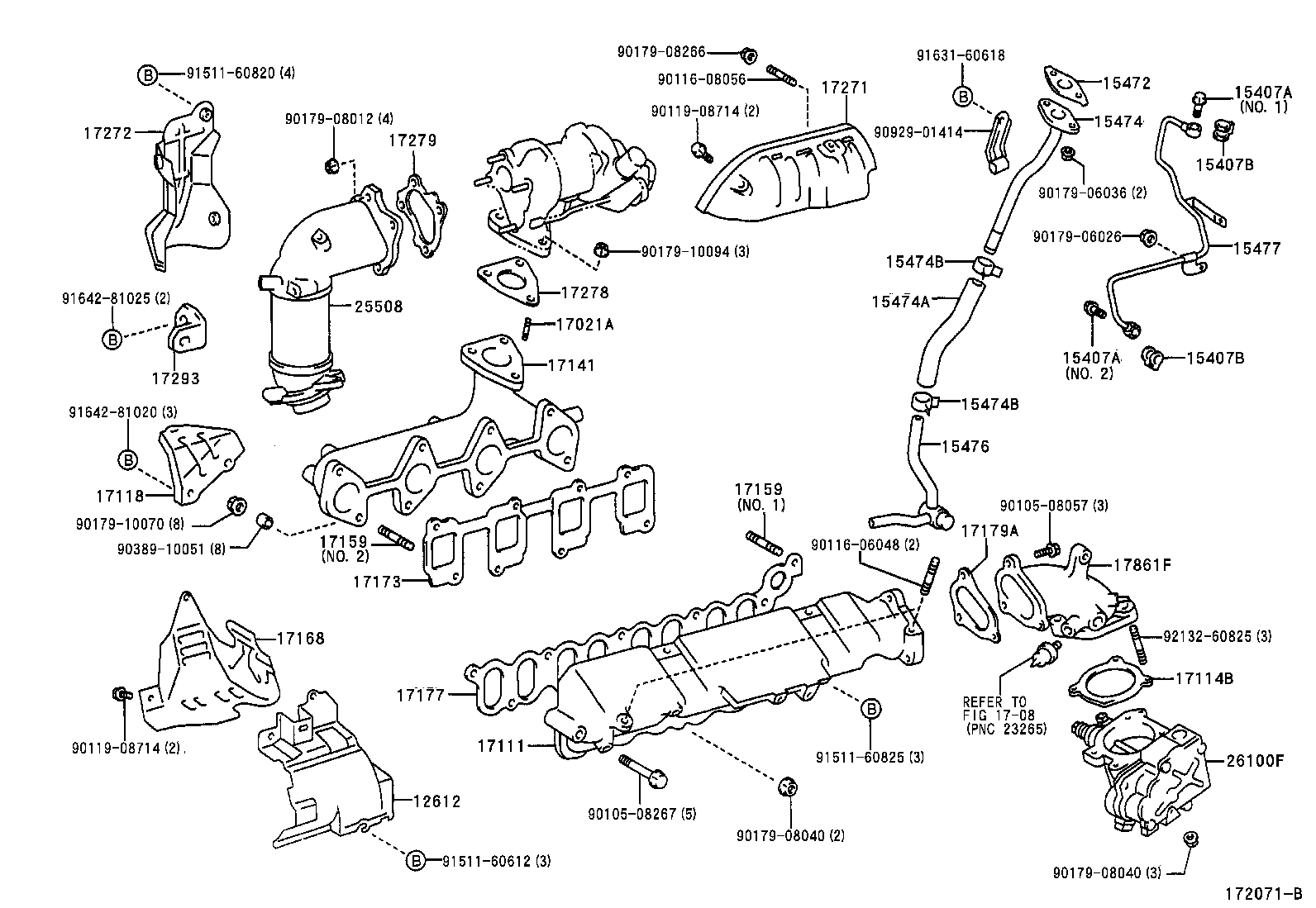 17101-02110 MANIFOLD, INTAKE product image