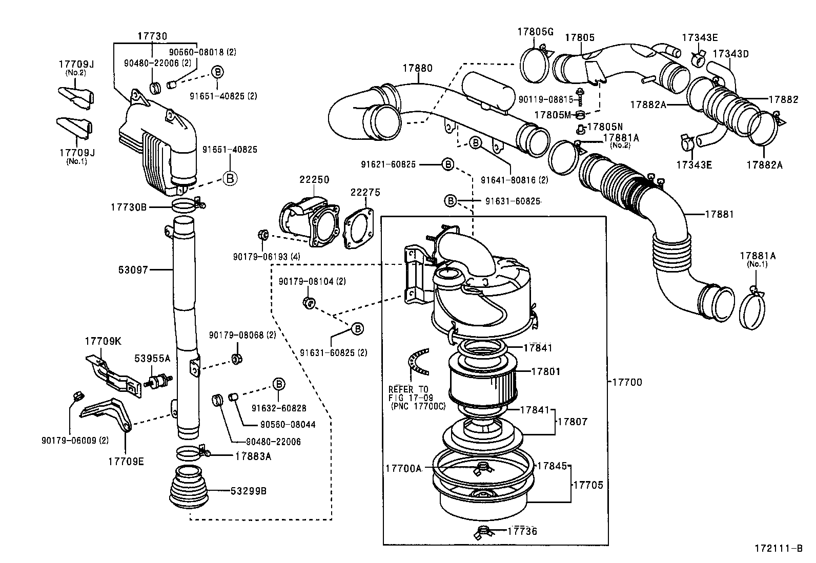 17700-58482 CLEANER ASSY, AIR product image