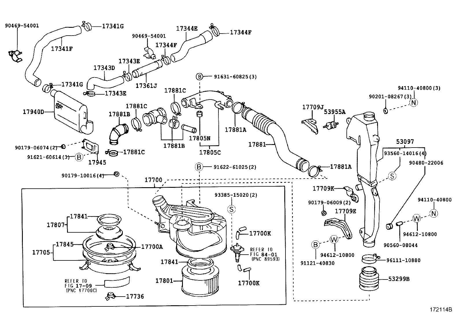 17700-58482 CLEANER ASSY, AIR product image