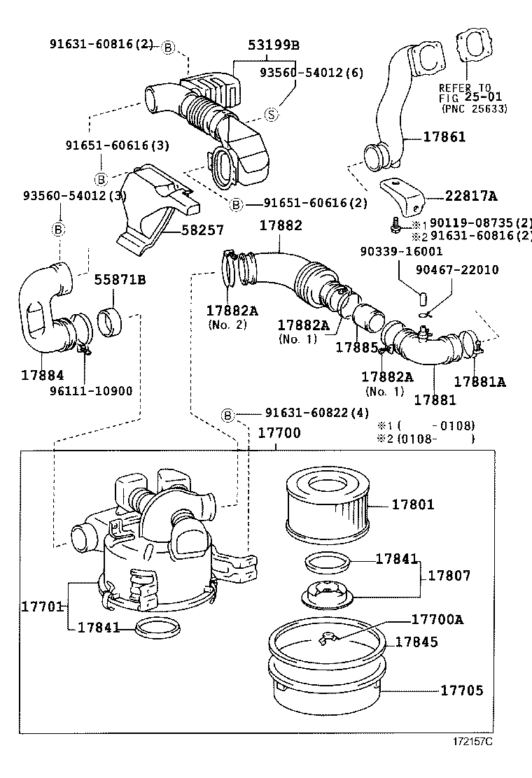 90460-63010 CLAMP OR CLIP(FOR AIR HOSE, NO.1) product image