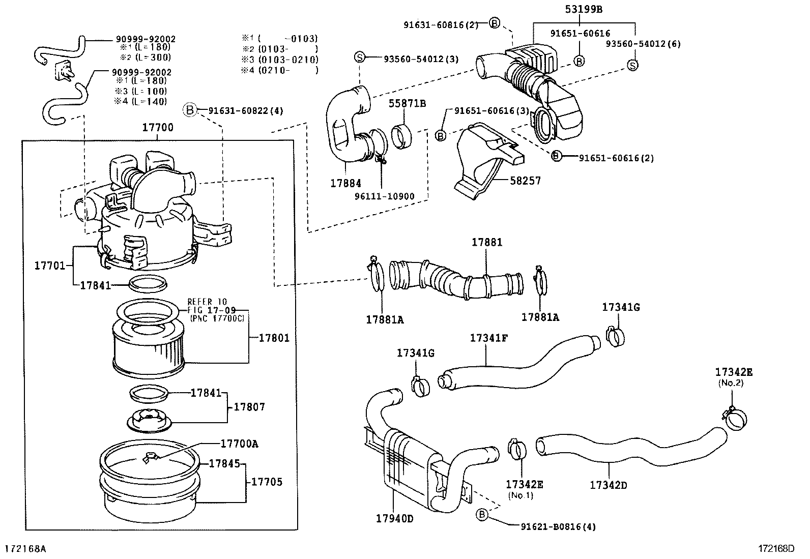 17030-78481 HOSE, AIR, NO.2 product image