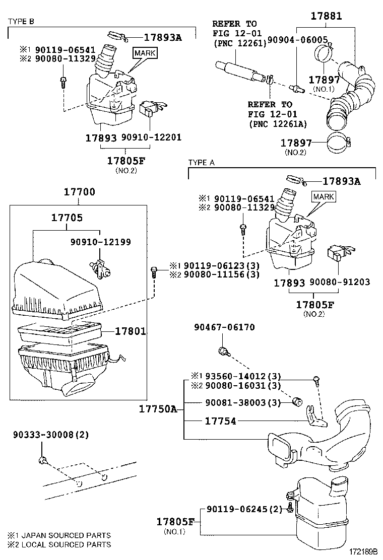 17705-0A040 CAP SUB-ASSY, AIR CLEANER product image