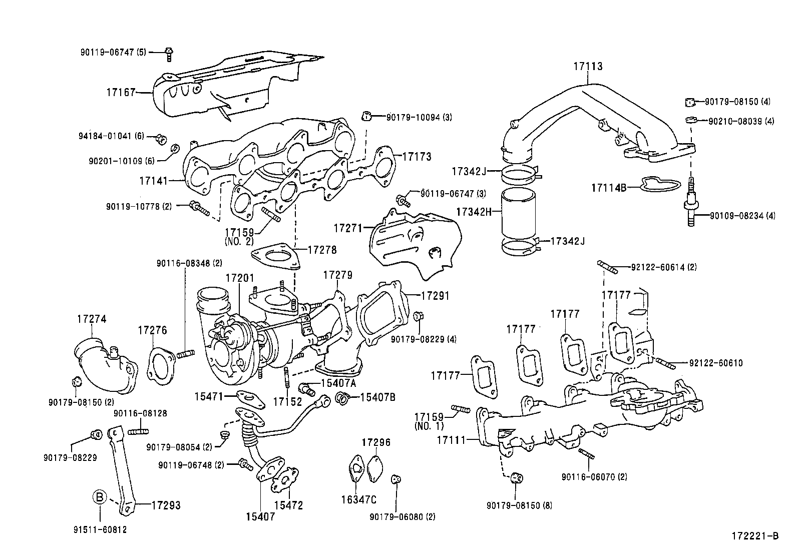 17111-05030 MANIFOLD, INTAKE product image