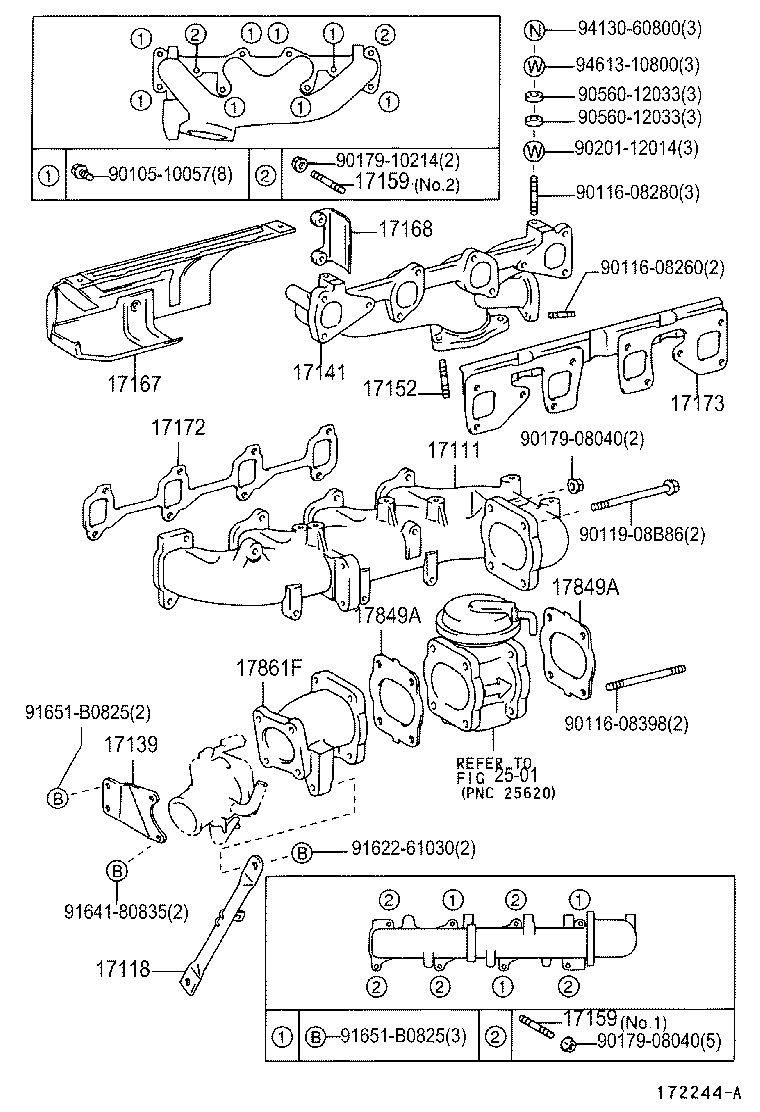 17101-75050 MANIFOLD, INTAKE product image