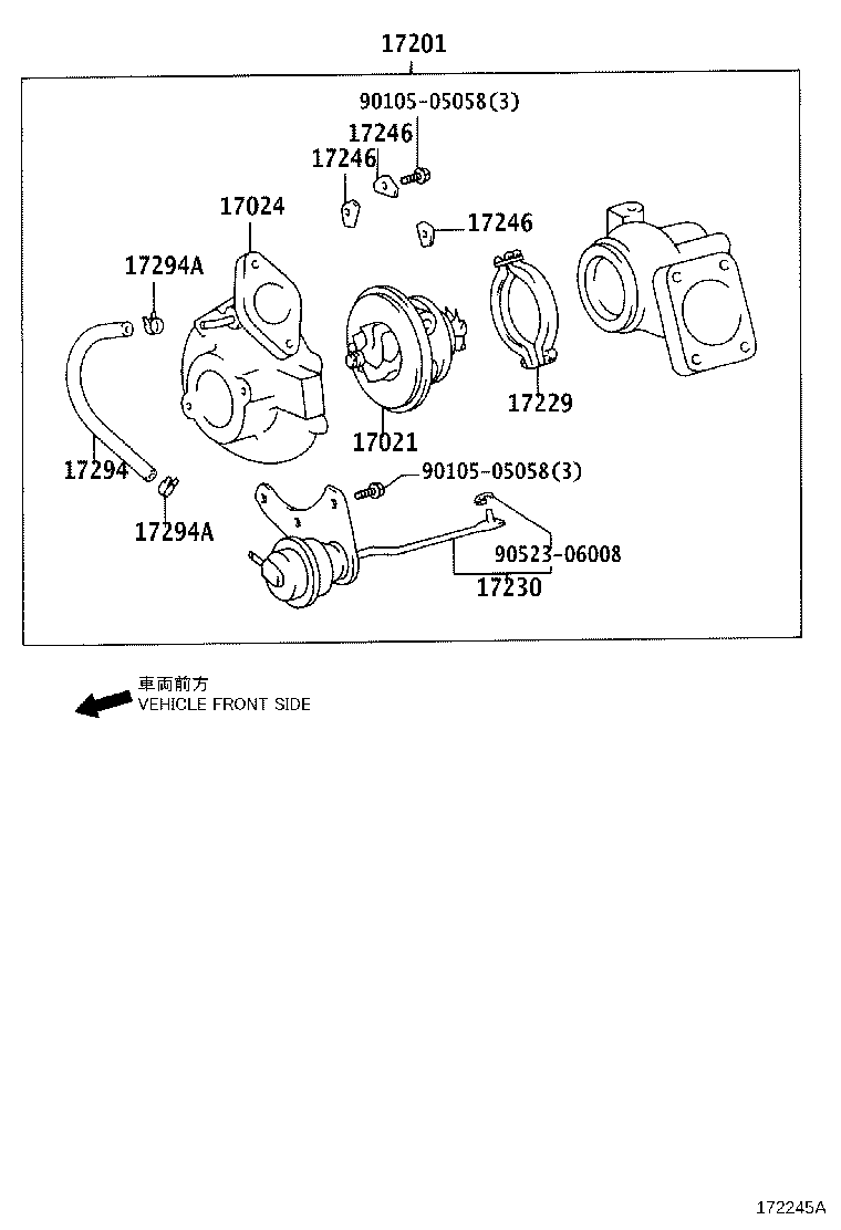 15472-78020 GASKET, TURBO OIL OUTLET, NO.1 product image