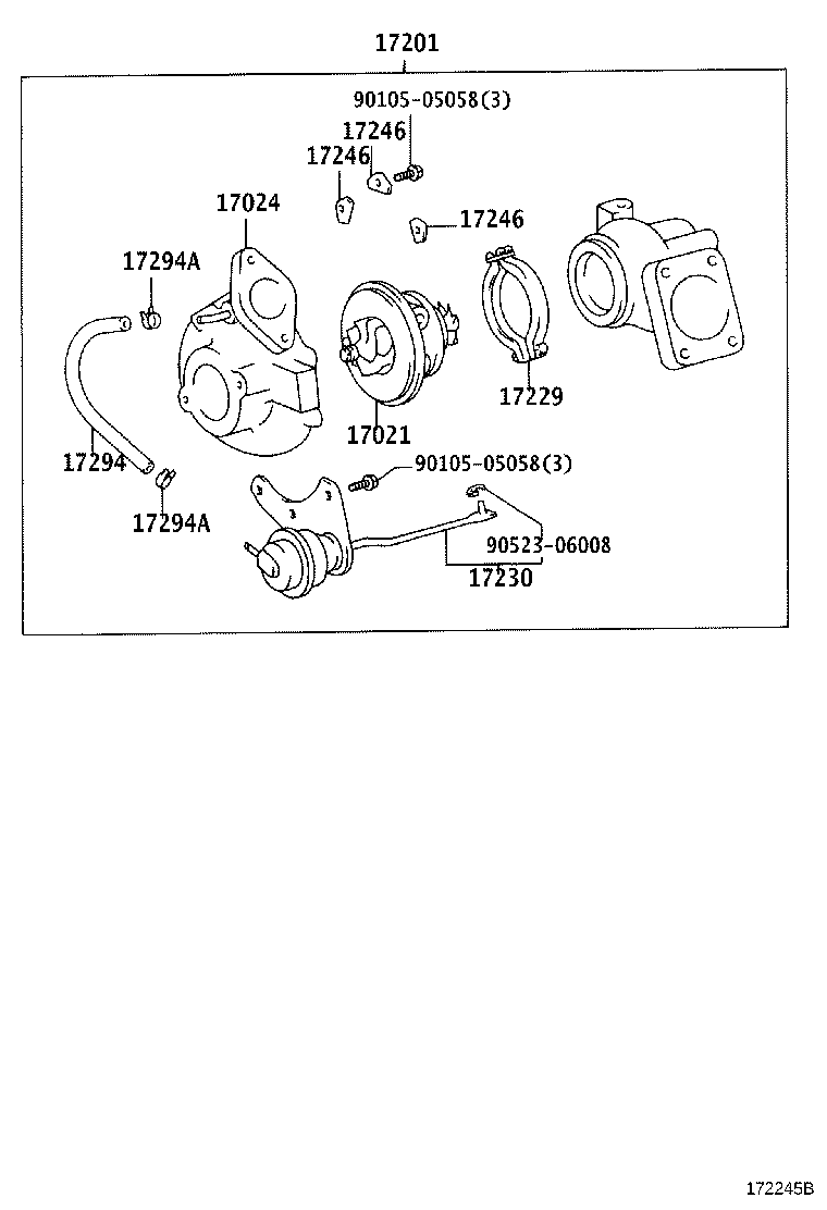 15472-78020 GASKET, TURBO OIL OUTLET, NO.1 product image