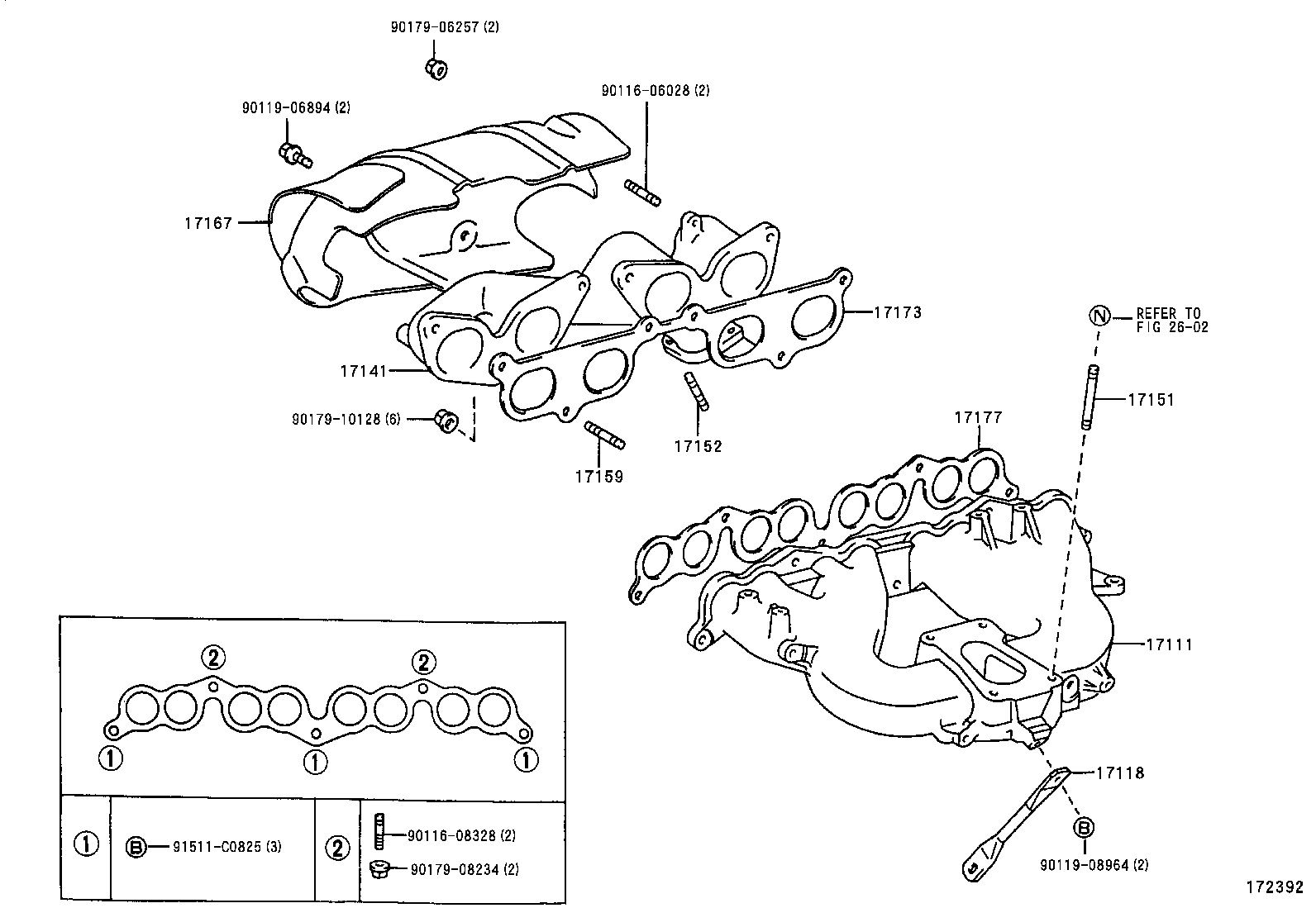 90031-16060 BOLT, STUD(FOR MANIFOLD TO CYLINDER HEAD) product image