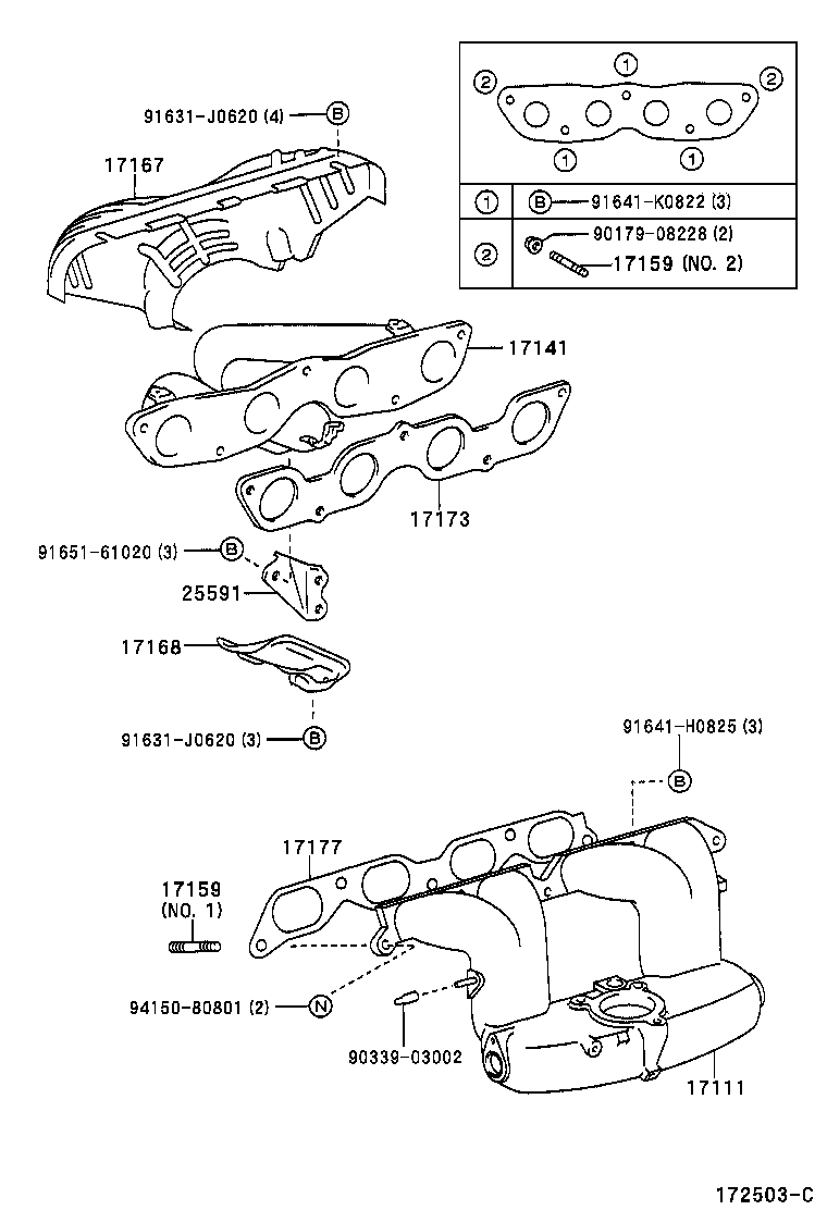 17101-21060 MANIFOLD, INTAKE product image