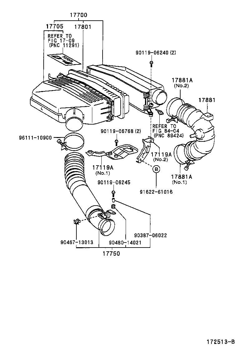 17705-28060 CAP SUB-ASSY, AIR CLEANER product image