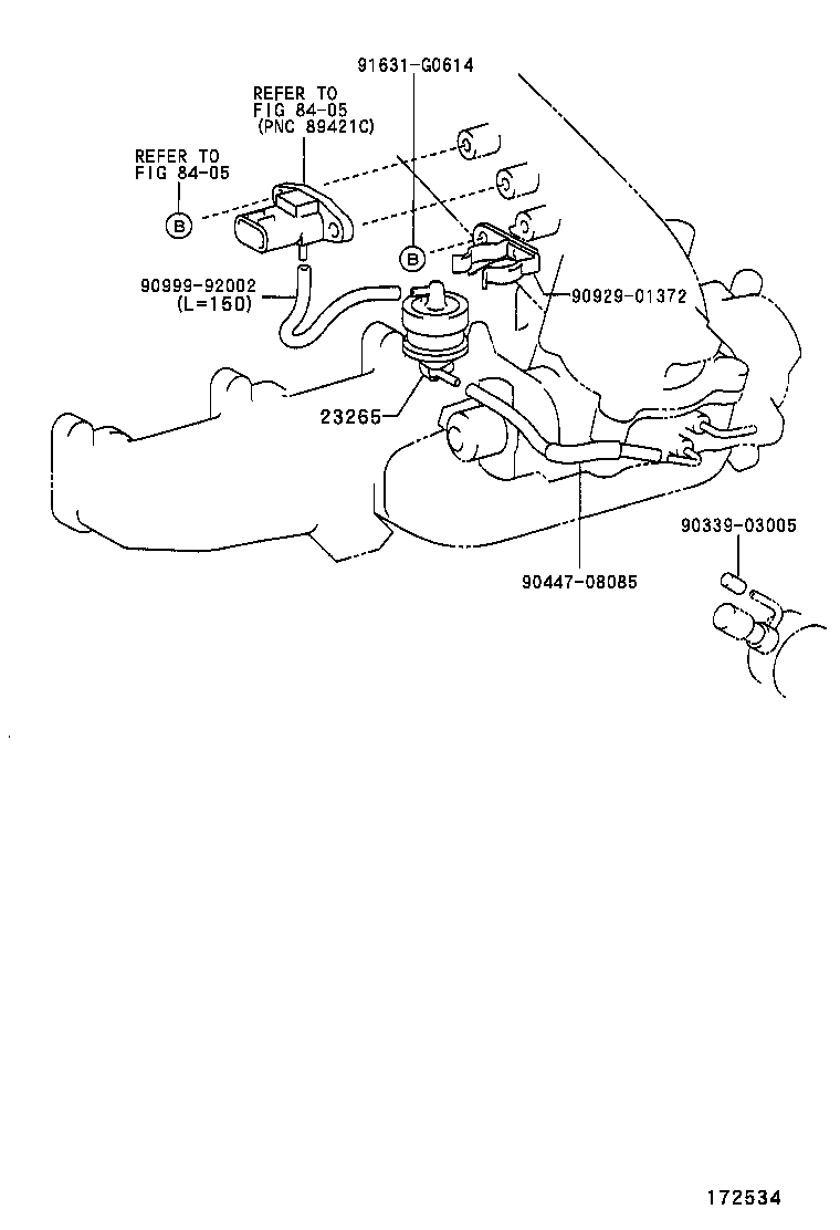 23841-62040 CLAMP, FUEL HOSE product image