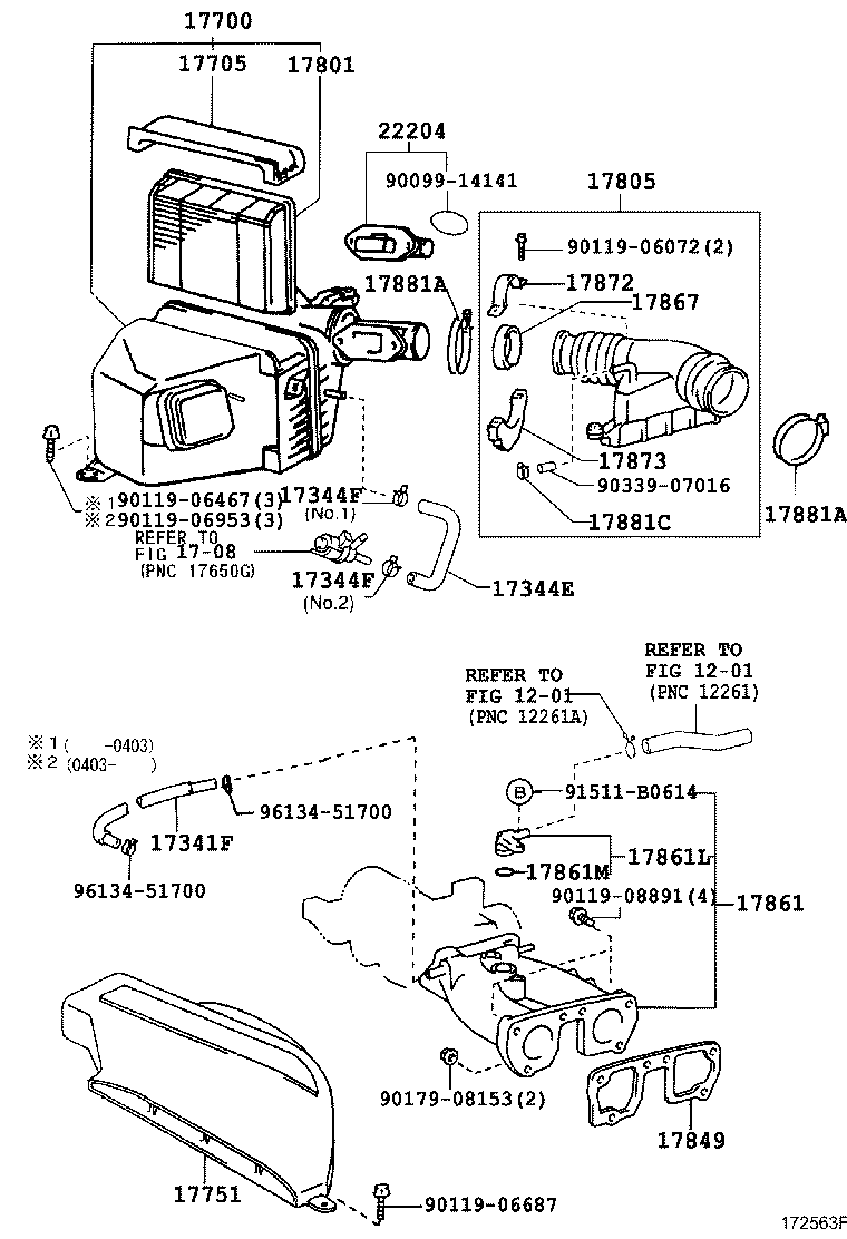 17700-46321 CLEANER ASSY, AIR product image