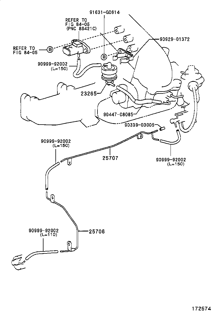 23841-62040 CLAMP, FUEL HOSE product image