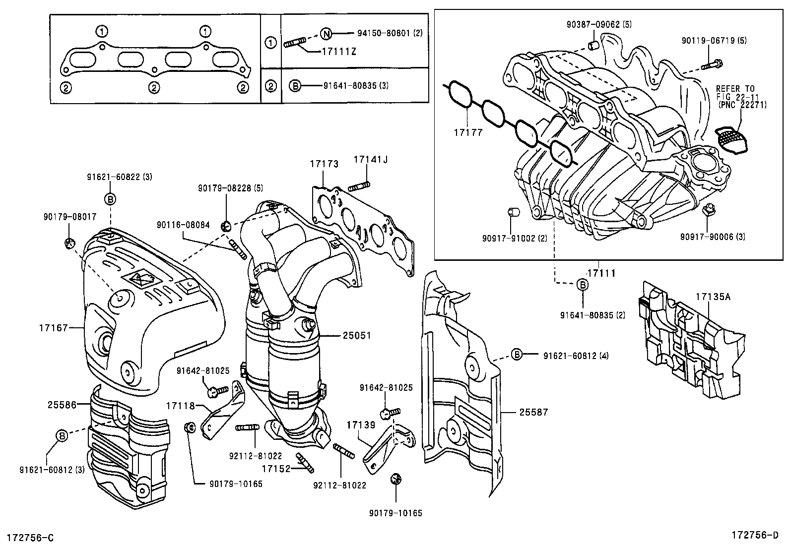 17118-28040 STAY, MANIFOLD product image