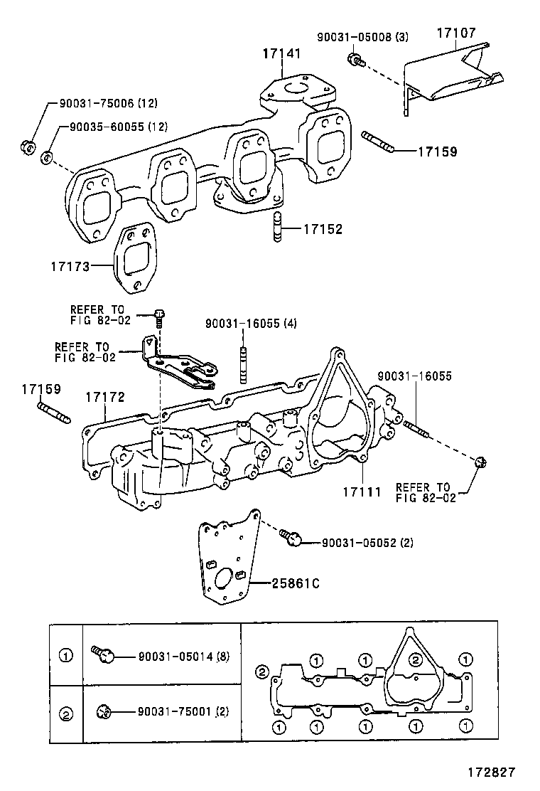 17107-78010 INSULATOR SUB-ASSY, EXHAUST MANIFOLD HEAT product image