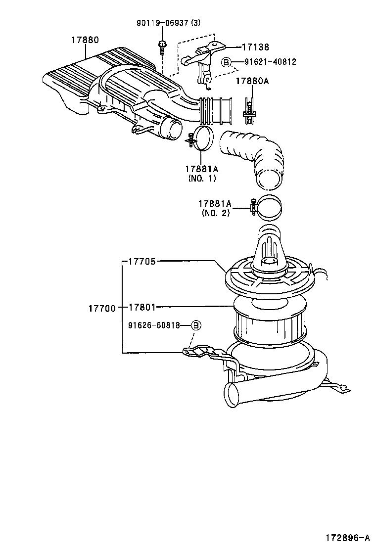 17700-67210 CLEANER ASSY, AIR product image