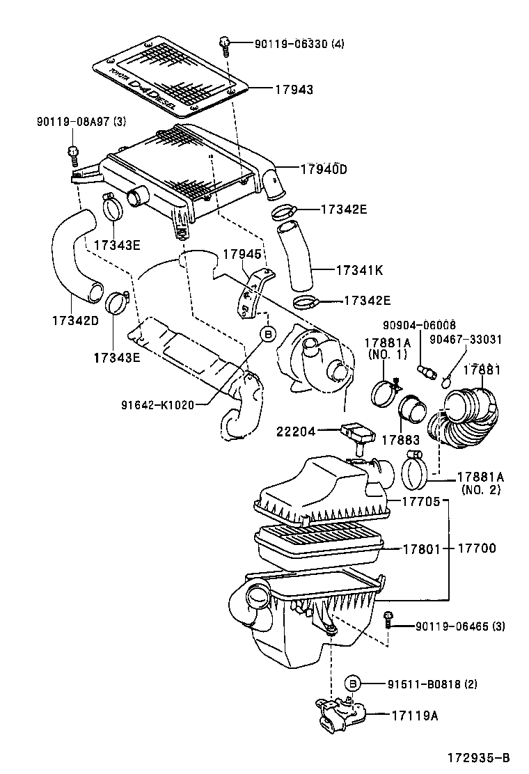 17705-28170 CAP SUB-ASSY, AIR CLEANER product image