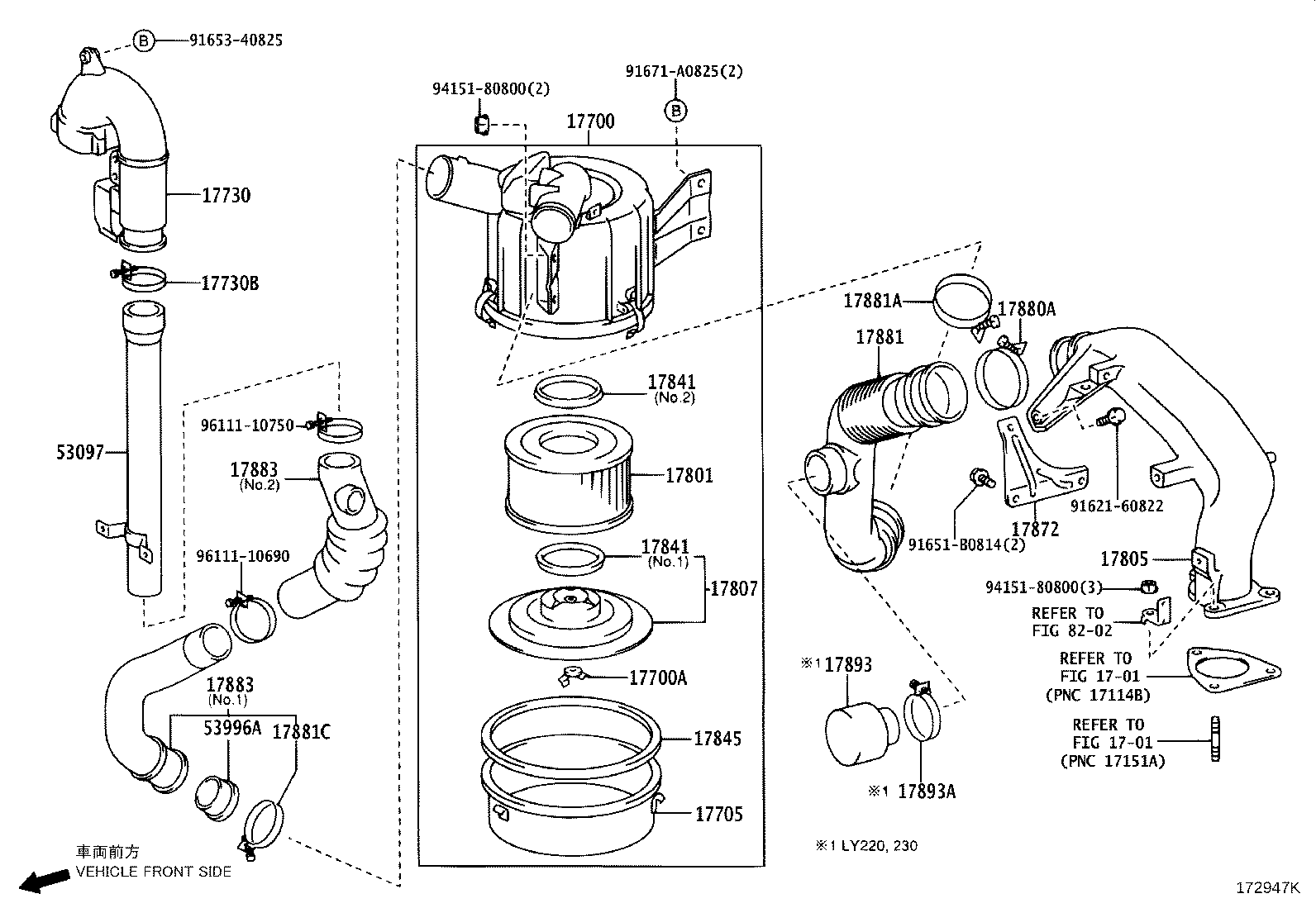17705-30110 CAP SUB-ASSY, AIR CLEANER product image