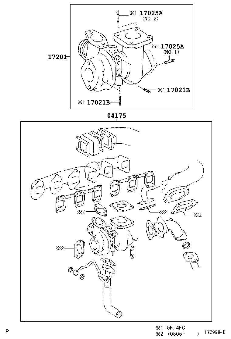 17102-50041 MANIFOLD SUB-ASSY, INTAKE, UPPER product image
