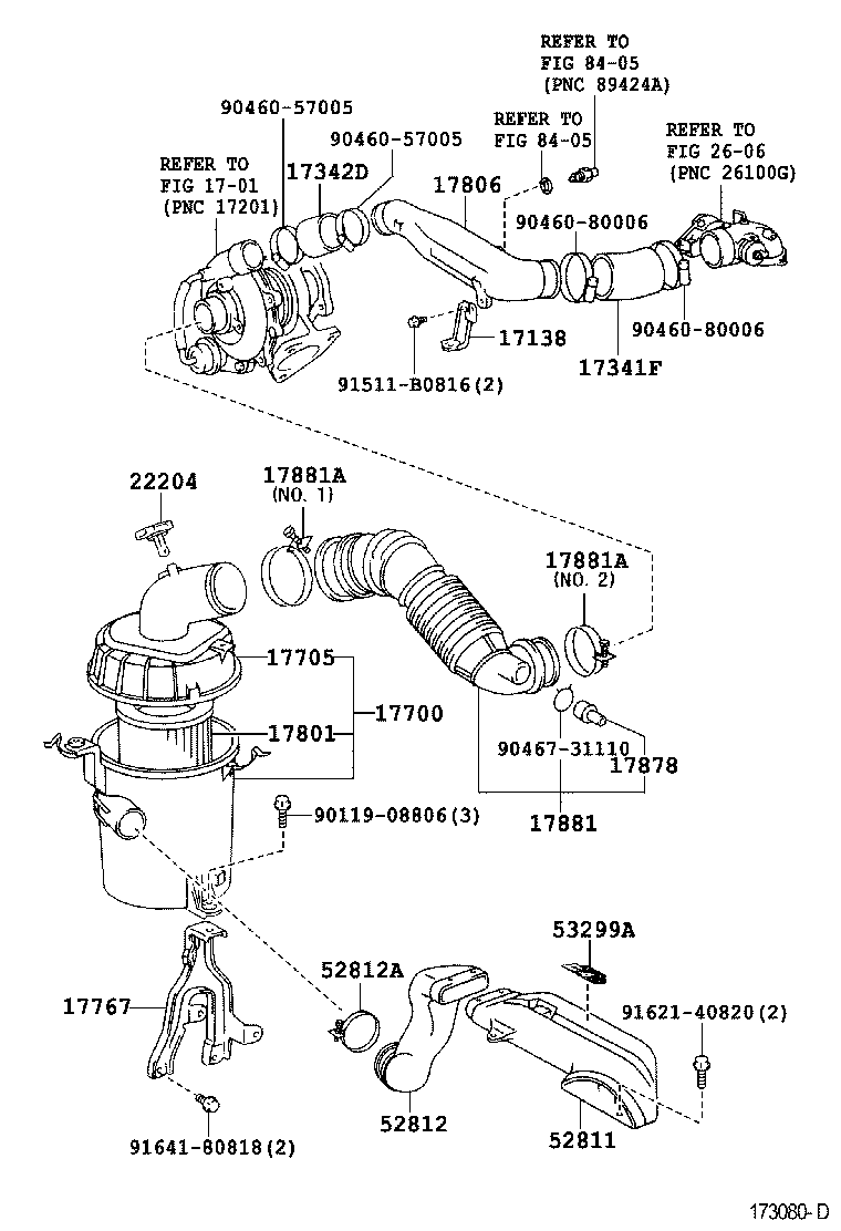 17700-54831 CLEANER ASSY, AIR product image