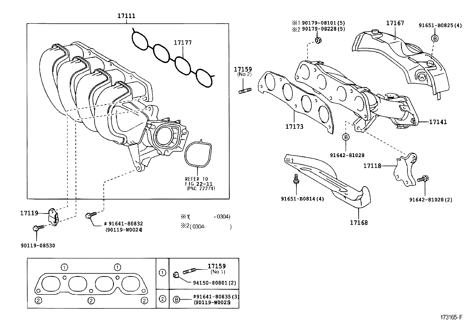 90116-10169 BOLT, STUD(FOR MANIFOLD TO CYLINDER HEAD) product image