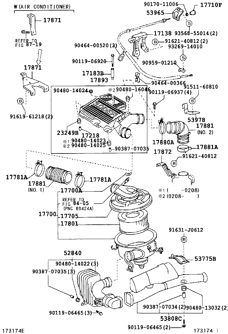 17705-54451 CAP SUB-ASSY, AIR CLEANER product image