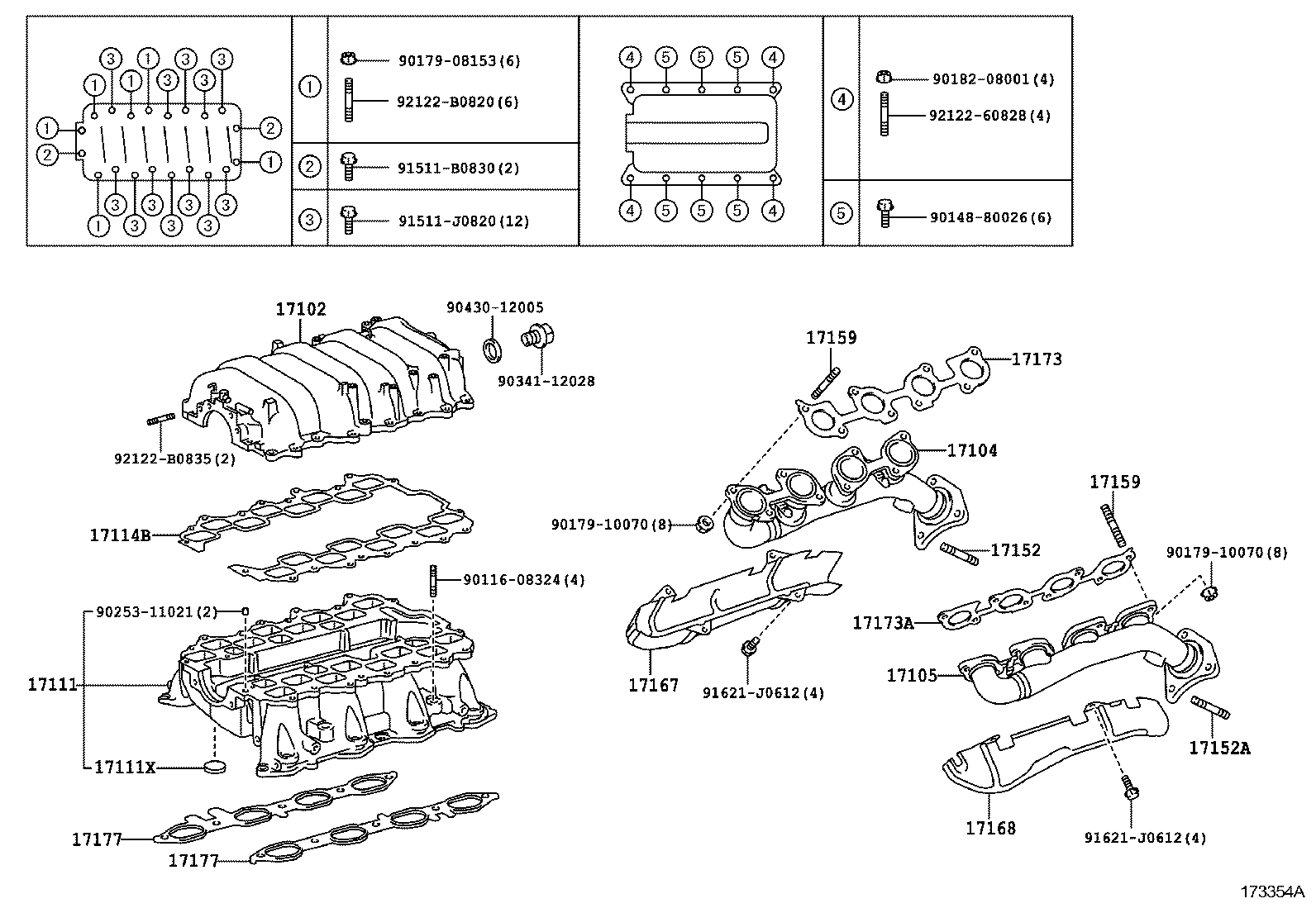 17102-50041 MANIFOLD SUB-ASSY, INTAKE, UPPER product image