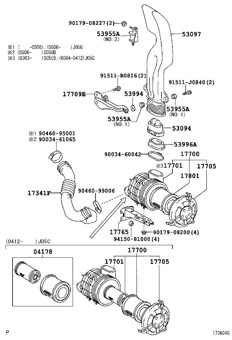 17030-78271 HOSE, AIR, NO.1 product image